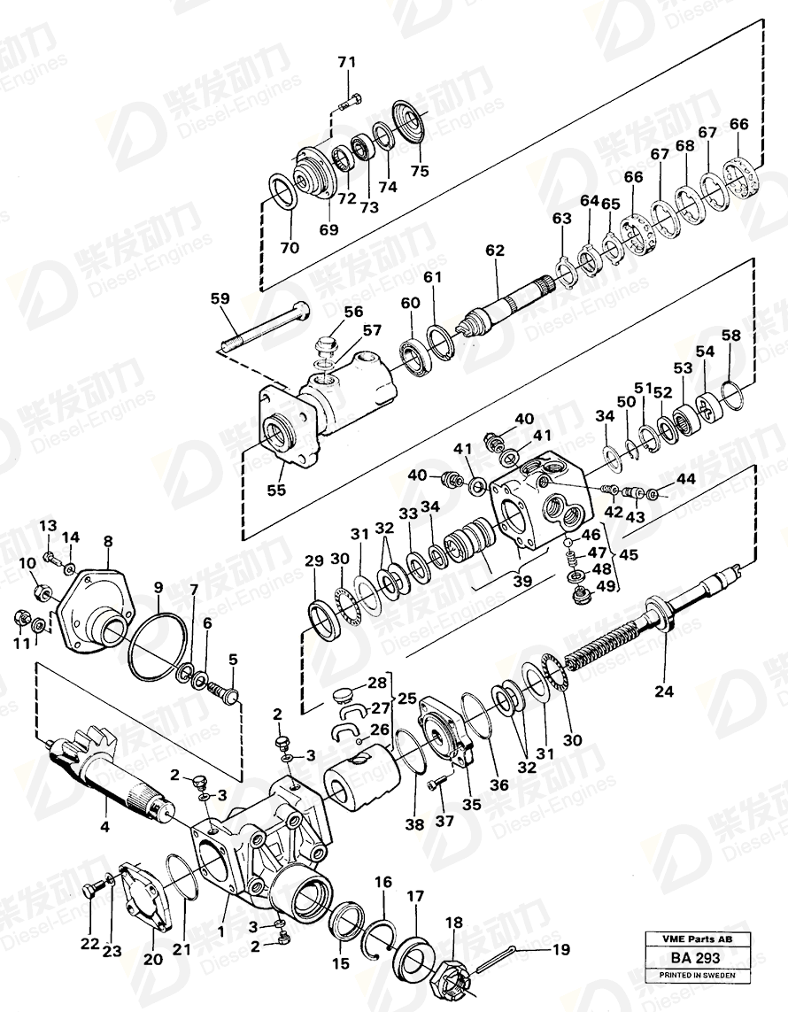 VOLVO O-ring 724153 Drawing