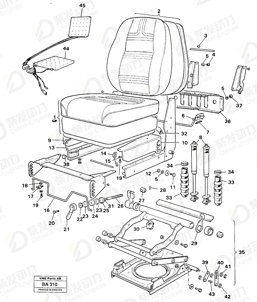 VOLVO Cap 6239444 Drawing