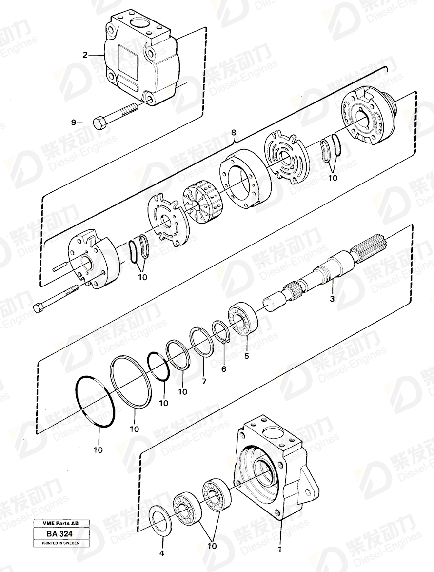 VOLVO Washer 6621788 Drawing