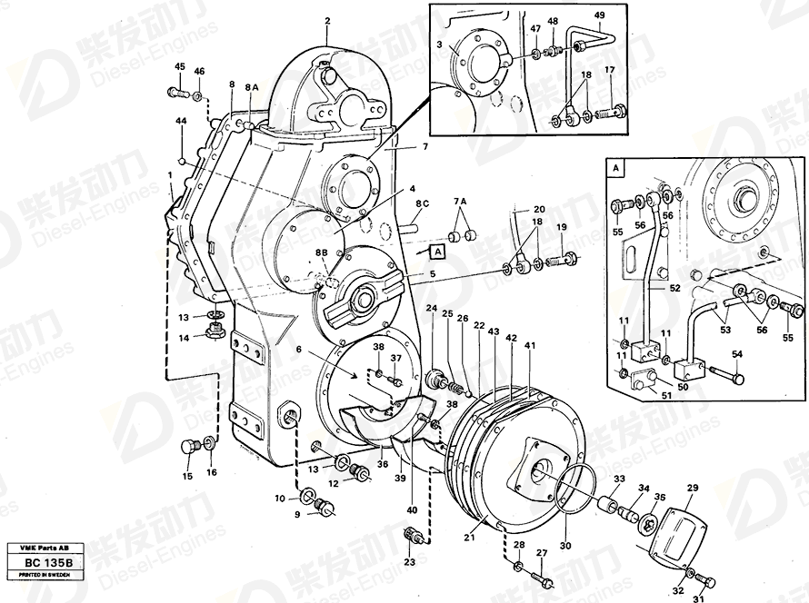 VOLVO Drop box 30877 Drawing