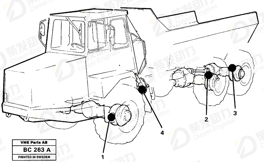 VOLVO Brake 11102368 Drawing