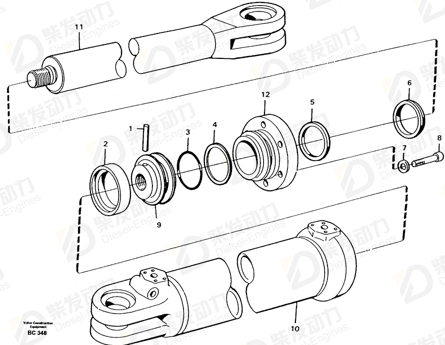 VOLVO Cylinder Tube 11122013 Drawing VOLVO Cylinder Tube 11122013 Drawing