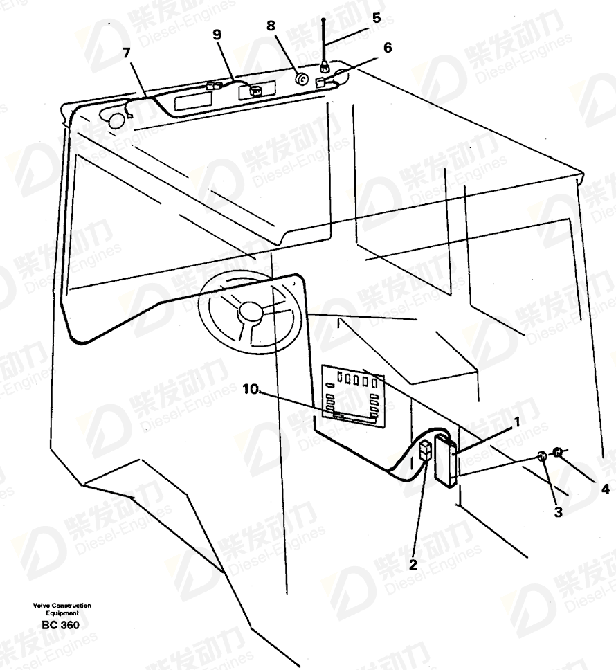 VOLVO Voltage converter 8155227 Drawing