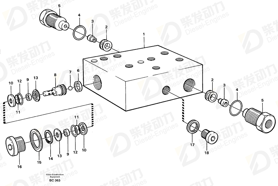 VOLVO Slide 11999444 Drawing