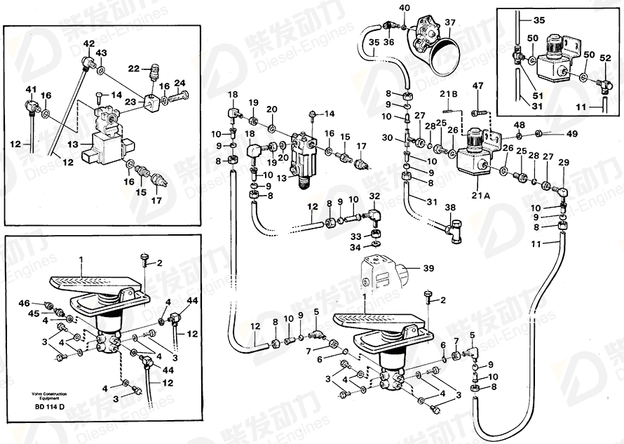 VOLVO Nipple 11061405 Drawing