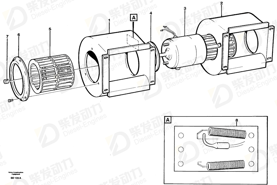 VOLVO Housing 6212941 Drawing