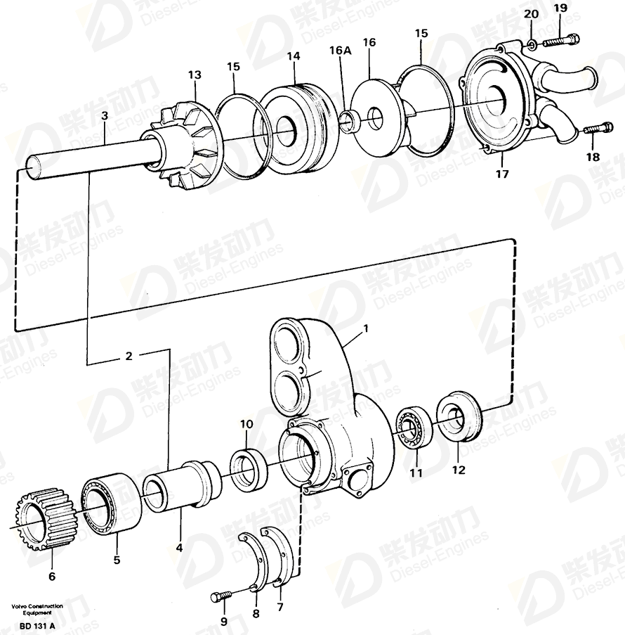 VOLVO Housing 1545262 Drawing