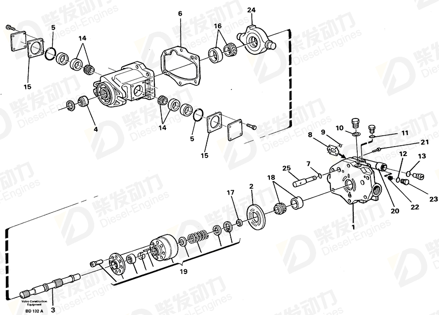 VOLVO Shim kit 6212176 Drawing