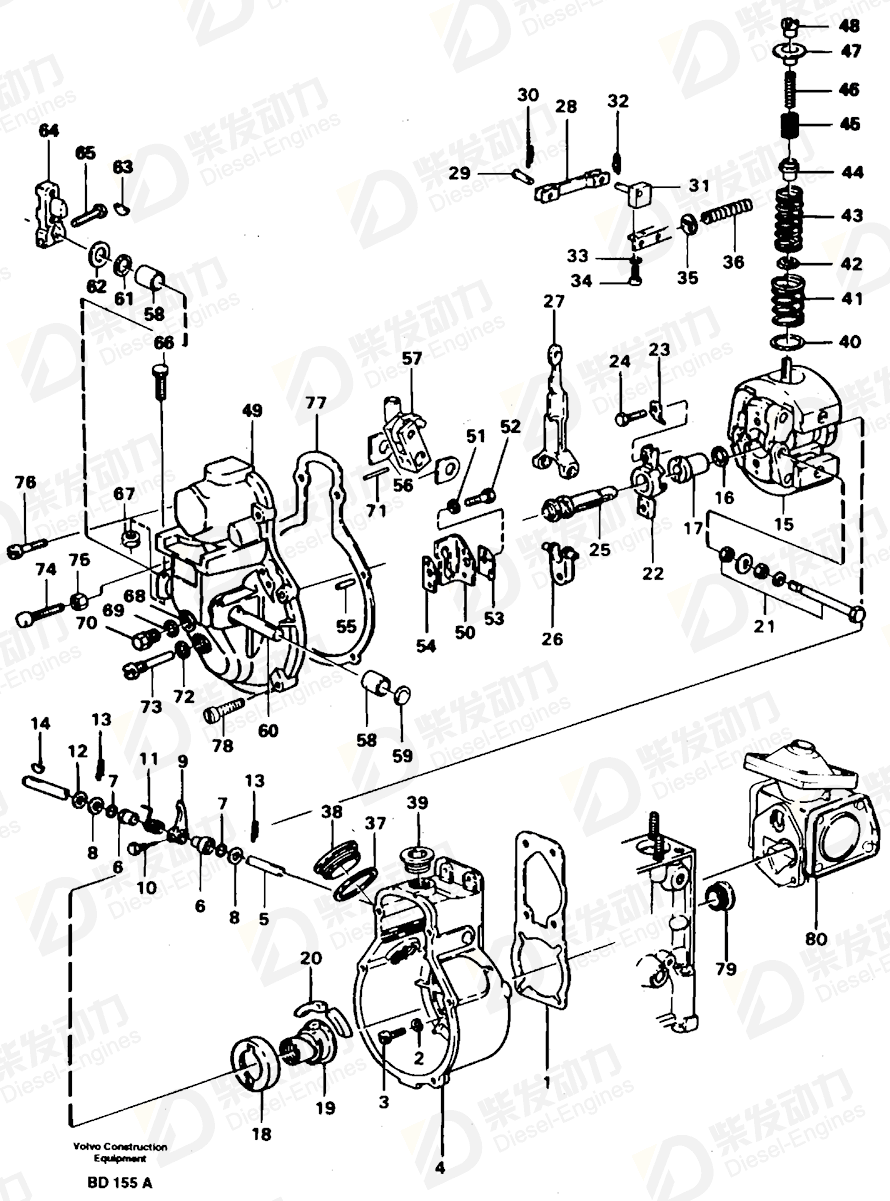 VOLVO Regulator 244696 Drawing