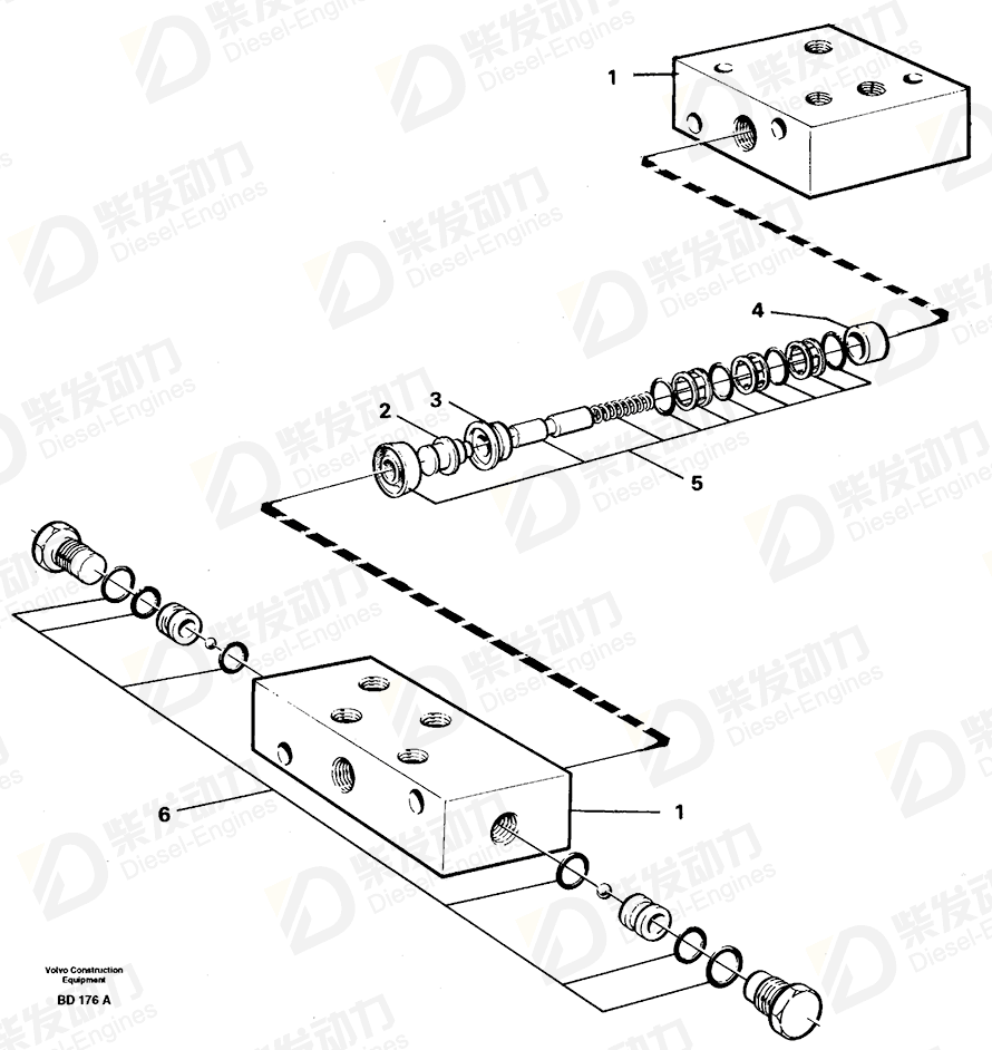 VOLVO Spacer 11996326 Drawing