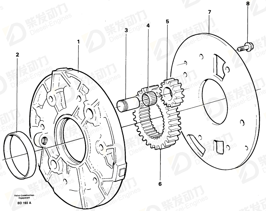 VOLVO Cover 1650489 Drawing