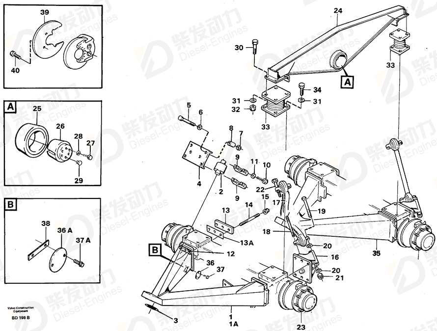 VOLVO Bracket 4941252 Drawing