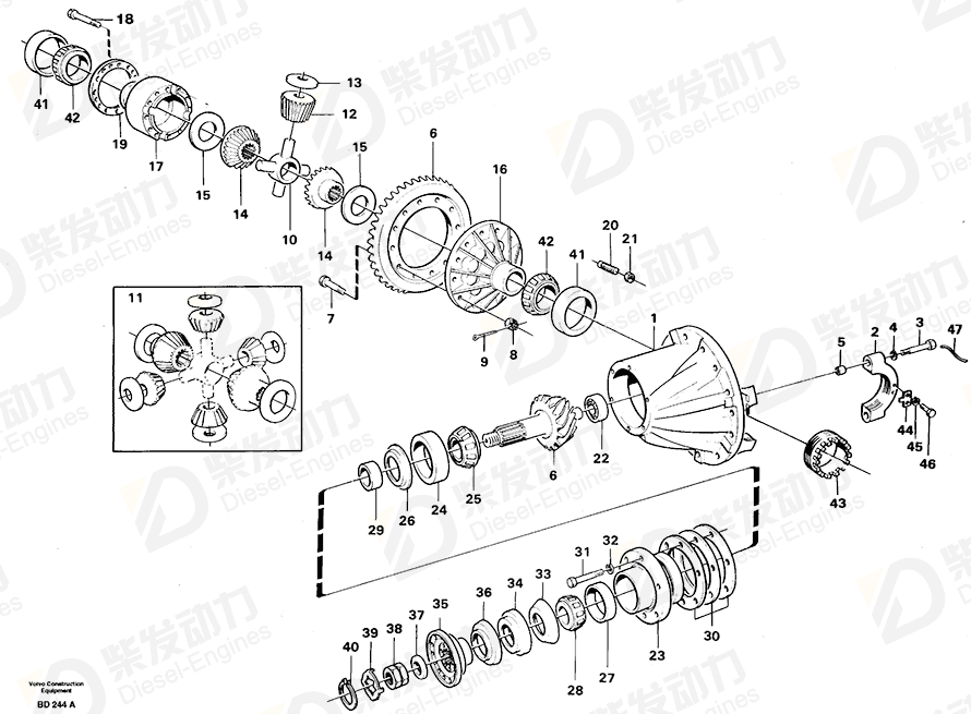 VOLVO Housing 1523586 Drawing