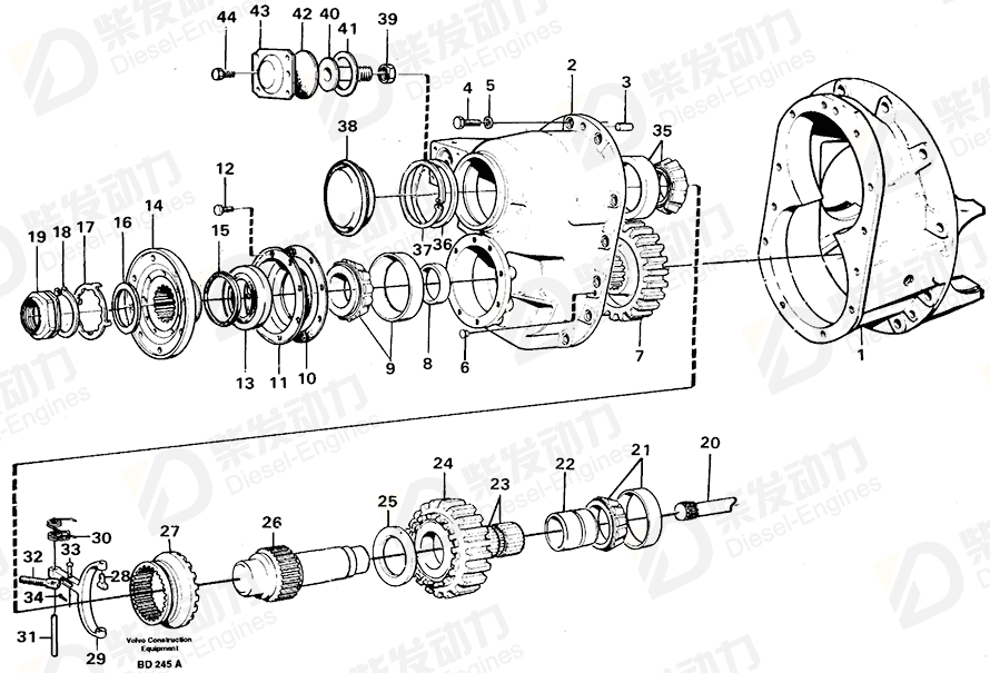 VOLVO Washer 1522796 Drawing
