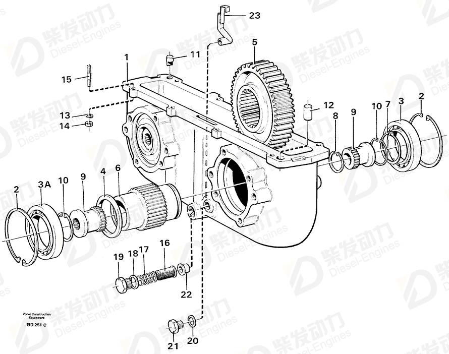 VOLVO Bushing 11031623 Drawing