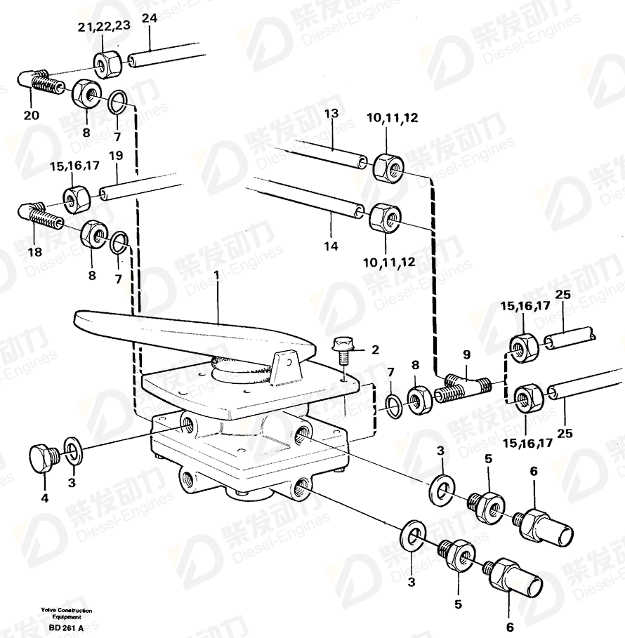 VOLVO Nipple 7349487 Drawing