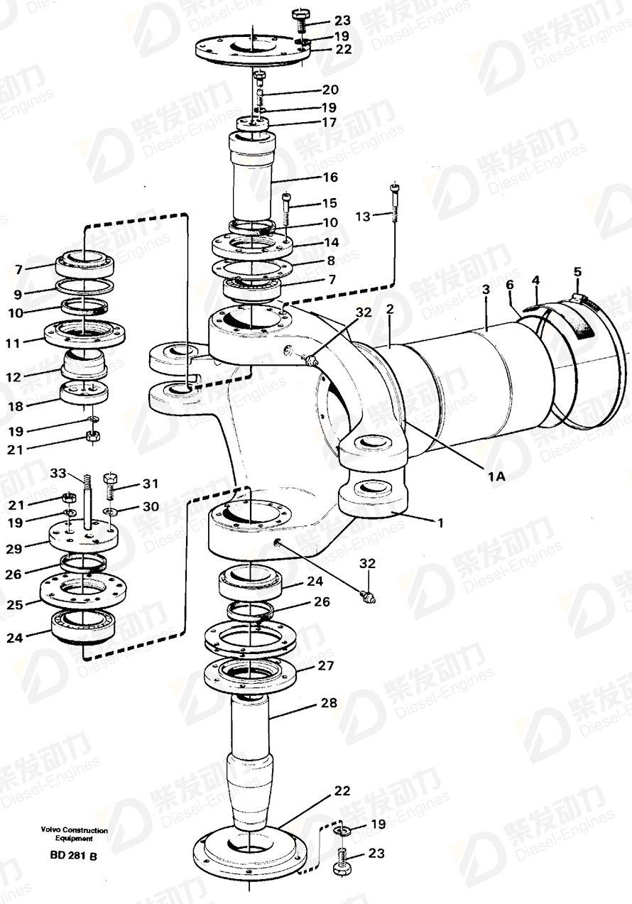 VOLVO Clamp 11054677 Drawing