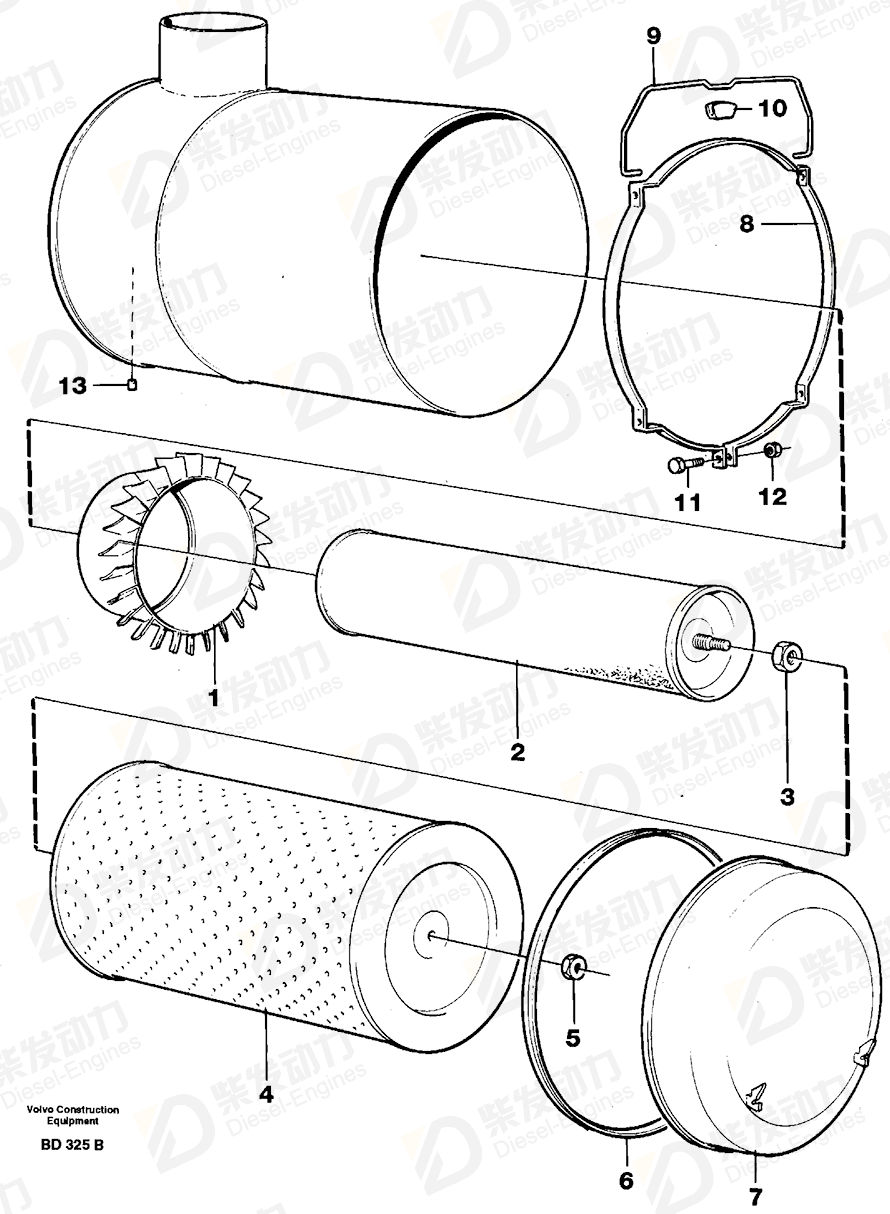 VOLVO Cover 11998819 Drawing