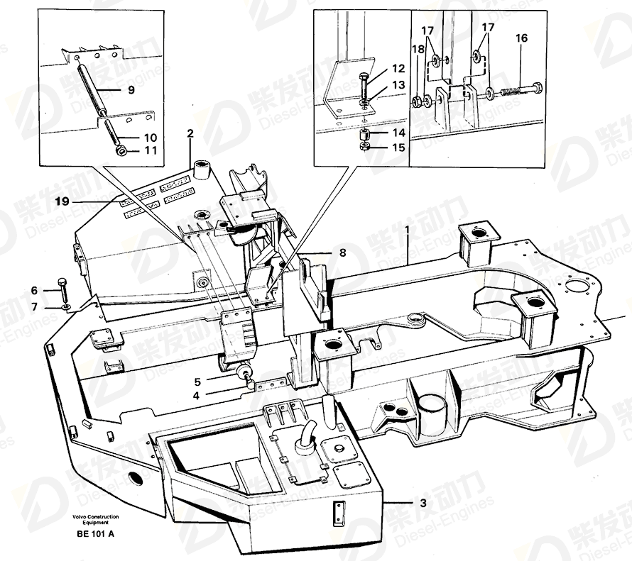 VOLVO Bow 11055761 Drawing