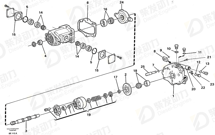 VOLVO Valve body 11993529 Drawing VOLVO Valve body 11993529 Drawing