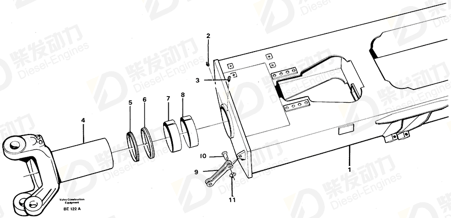 VOLVO Ring 11050151 Drawing