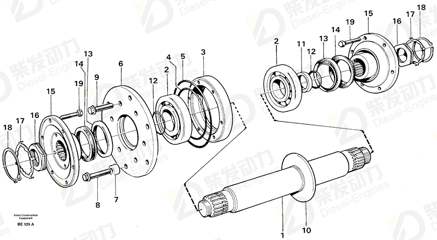 VOLVO Deflector 11050216 Drawing