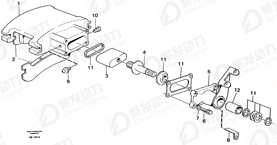 VOLVO Nipple 6212695 Drawing