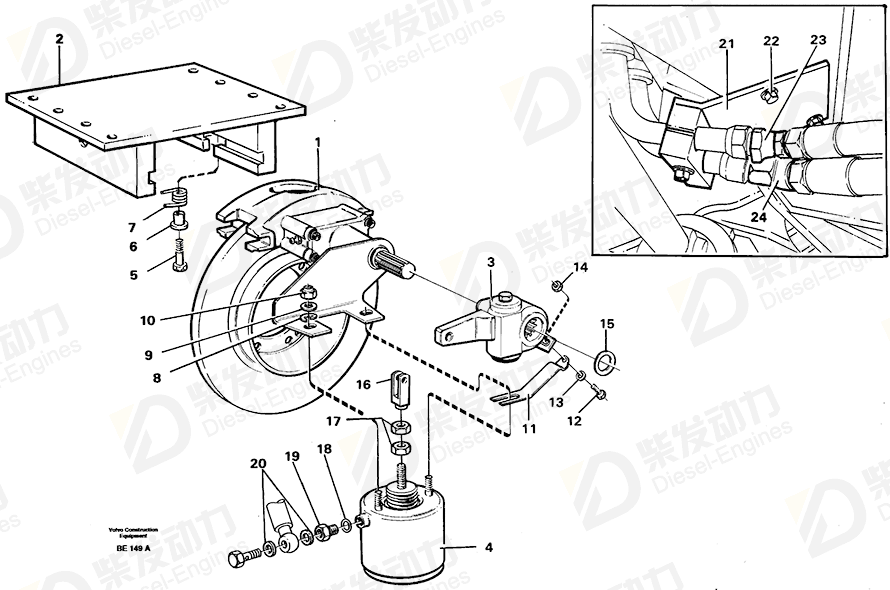 VOLVO Clutch 4940201 Drawing