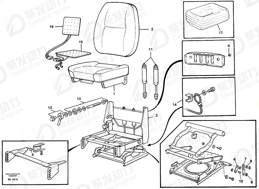 VOLVO Nut 13941247 Drawing