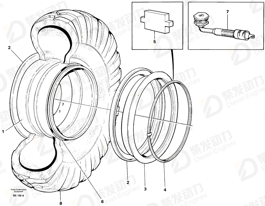 VOLVO Rim 91869 Drawing