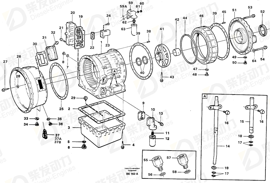 VOLVO Bushing 11145311 Drawing