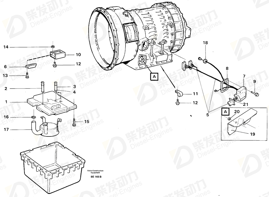 VOLVO Cap 1650614 Drawing