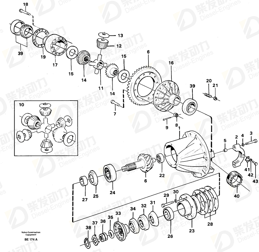 VOLVO Diff Carr Hsg 1524163 Drawing VOLVO Diff Carr Hsg 1524163 Drawing