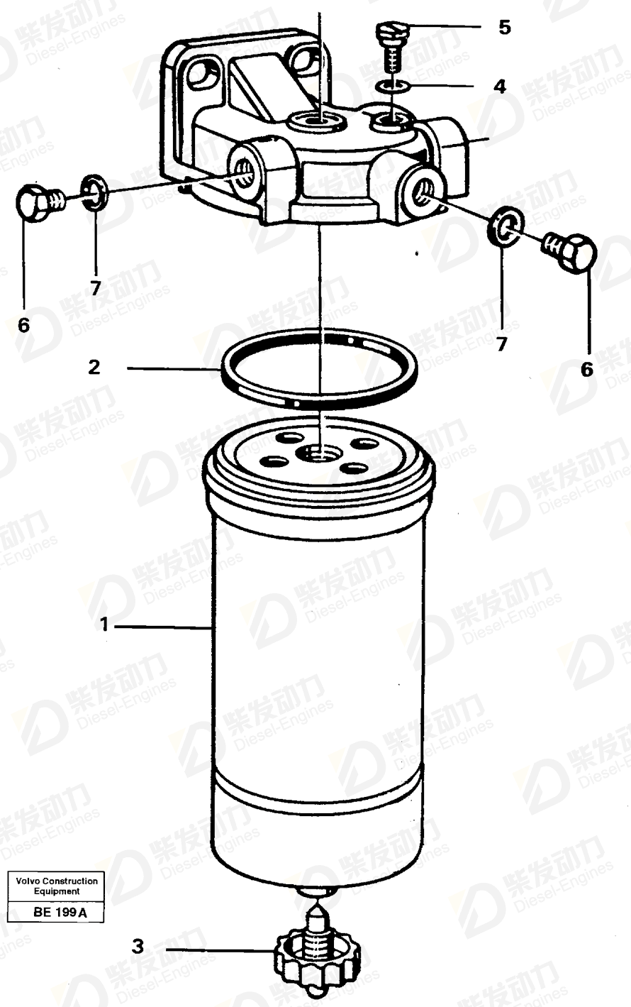 VOLVO Screw 6228173 Drawing