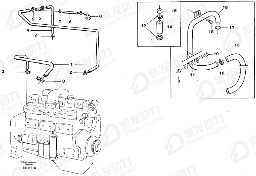 VOLVO Spacer 11062347 Drawing