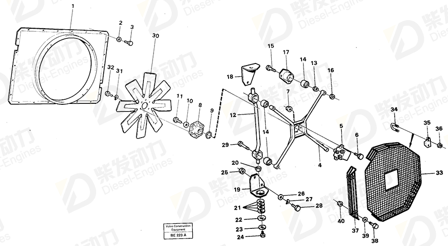 VOLVO Nut 4778143 Drawing