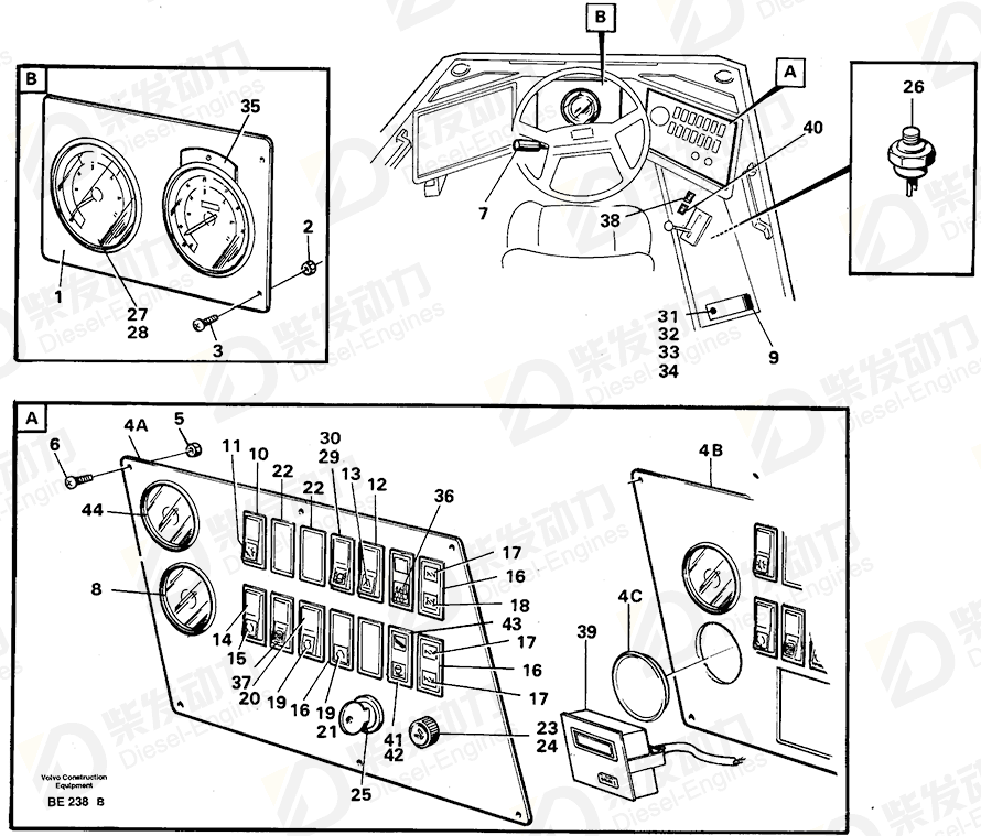 VOLVO Screw 13949963 Drawing