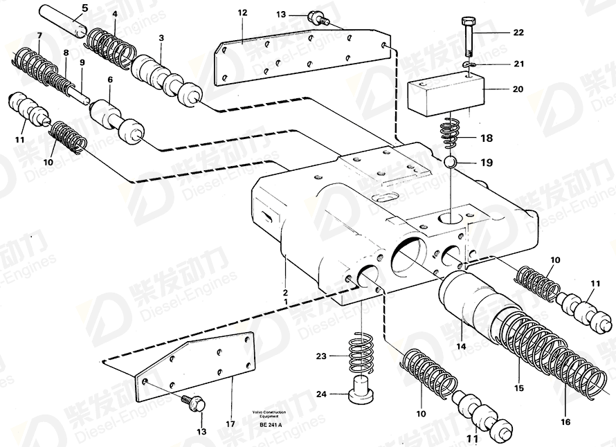 VOLVO Spring retainer 1650835 Drawing
