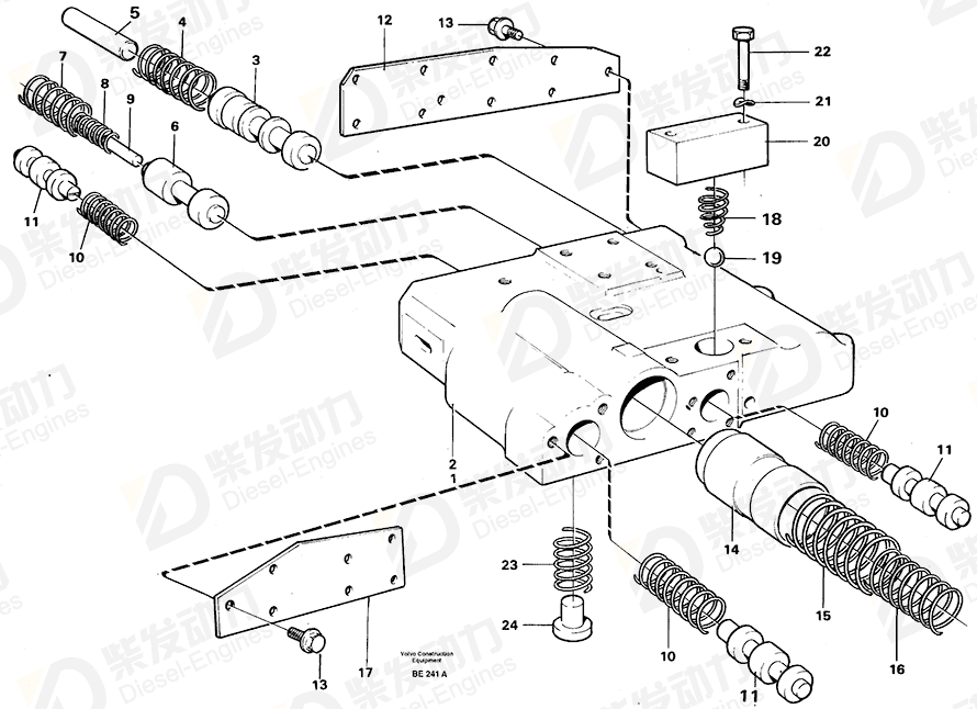 VOLVO Spring retainer 1650835 Drawing VOLVO Spring retainer 1650835 Drawing