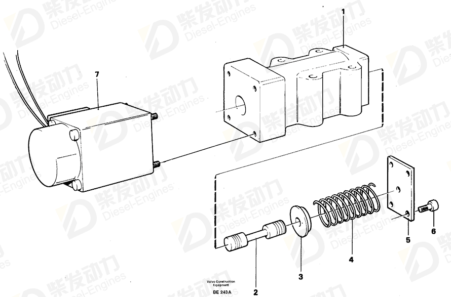 VOLVO Cover 1650822 Drawing