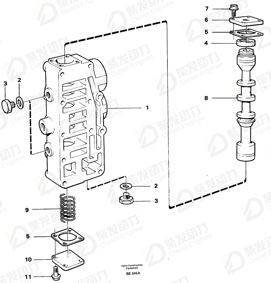 VOLVO Cover 1650637 Drawing