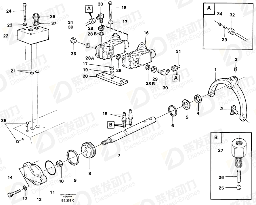 VOLVO Washer 4837054 Drawing