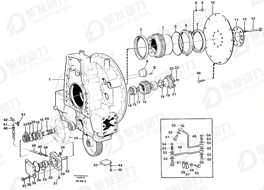 VOLVO Setting indicator 467077 Drawing