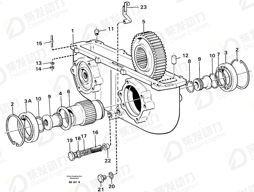 VOLVO Pipe 11030582 Drawing