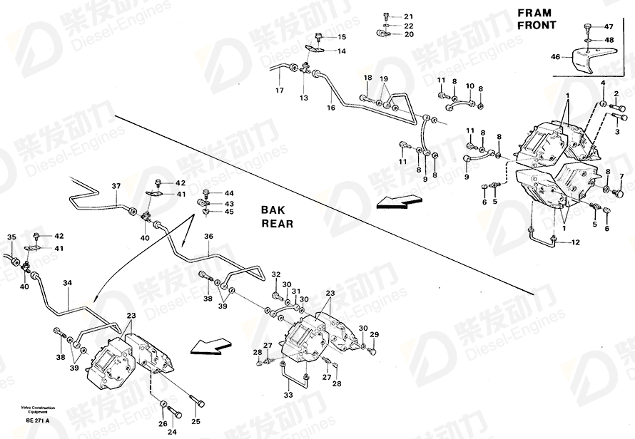 VOLVO Protecting plate 11049678 Drawing VOLVO Protecting plate 11049678 Drawing