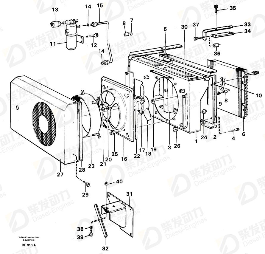 VOLVO Fan 11005933 Drawing