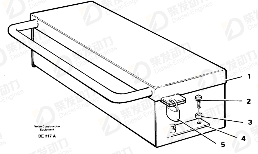 VOLVO Tool box 11049386 Drawing