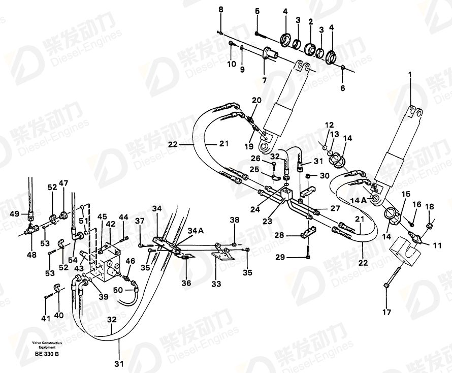 VOLVO Tube 11061101 Drawing