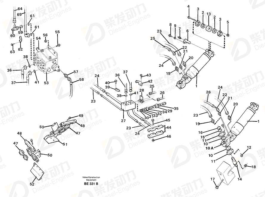 VOLVO Back-up ring 11992189 Drawing