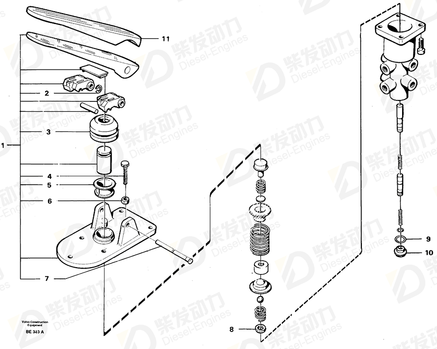 VOLVO Upper section 11997682 Drawing